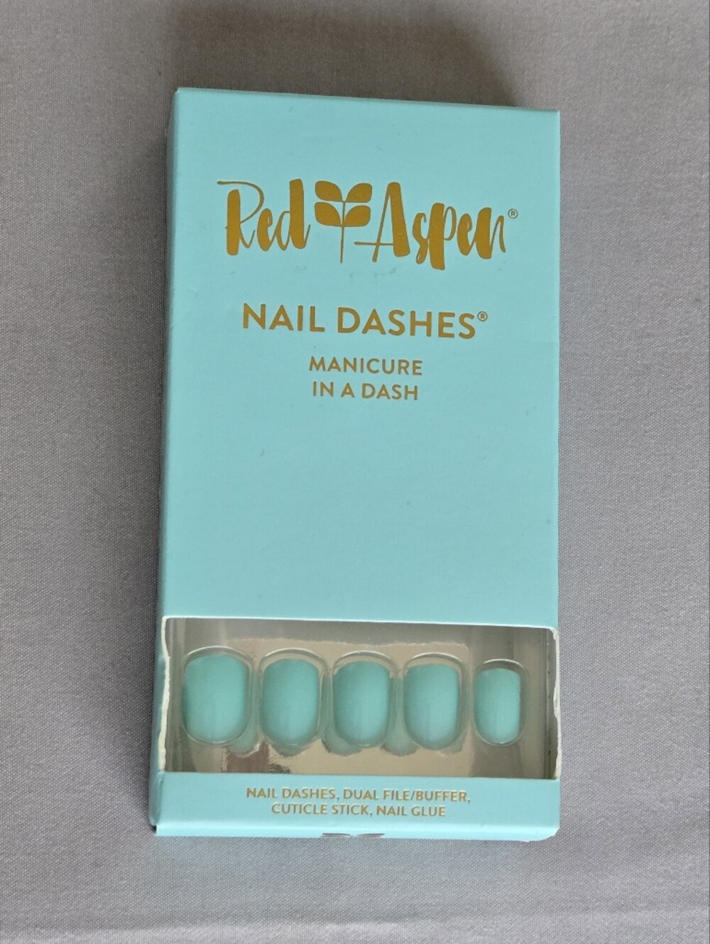 RED ASPEN NAIL DASHES: ROBYN'S EGG BLUE